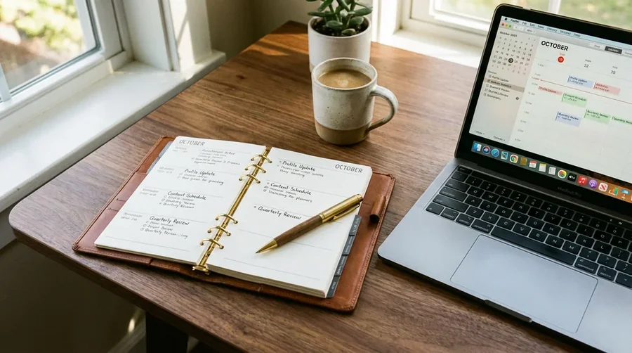Scheduling profile updates