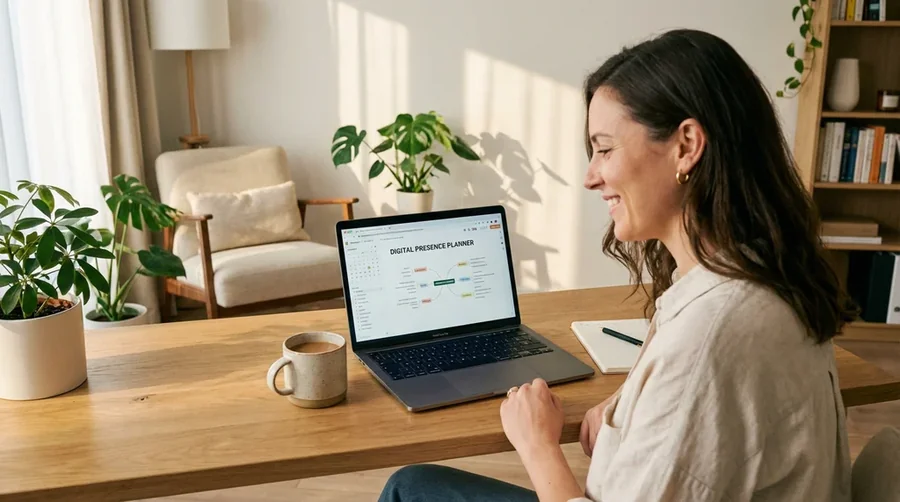 Relaxed digital presence planning